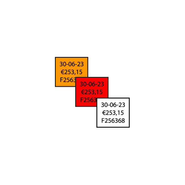 Etiquettes - 3 lignes