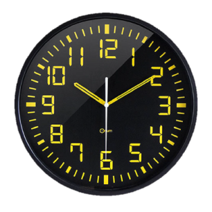 Horloge contrastée