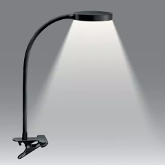 Lampe Led à clip noire