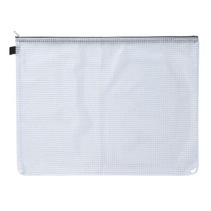 Pochette à tirette en plastique renforcé