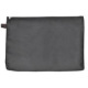 Pochette plumier ZIP tissu gris