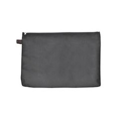 Pochette plumier ZIP tissu gris