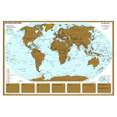 Carte du monde à gratter