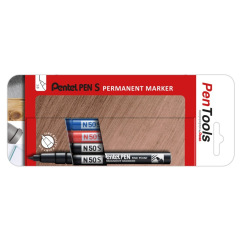 PenTools - Marqueurs permanents N50S - Set de 4 - Assorti