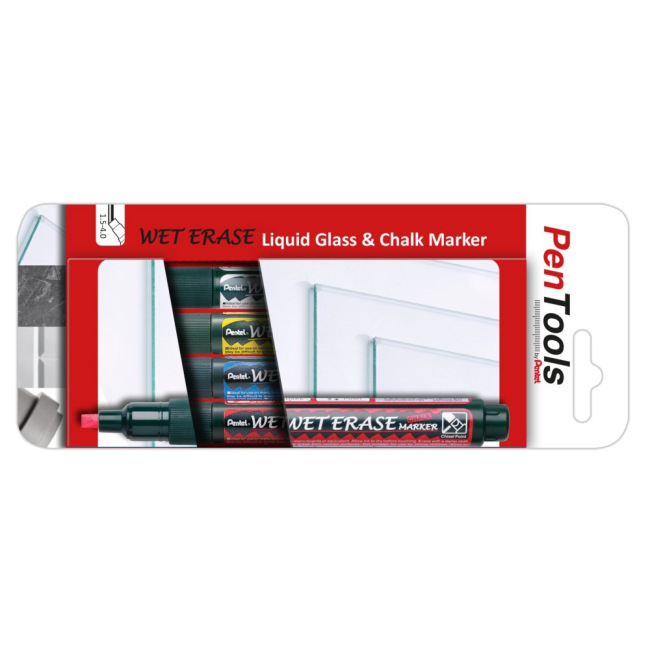 PenTools - Wet Erase Marker - Set van 4 - Assorti