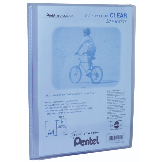 Recycology - Display Book Clear