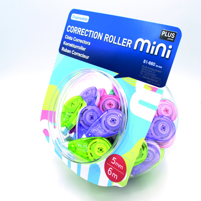 Correction roller Mini 50 pièces Pastel Pot