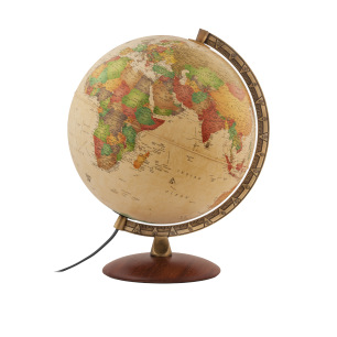 Globe terrestre lumineux "Antiquus"