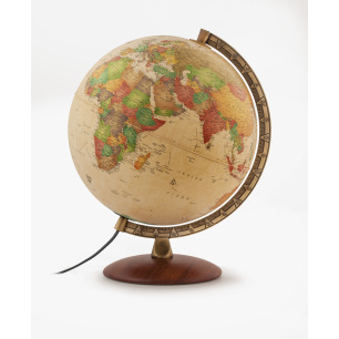 Globe terrestre lumineux "Antiquus"