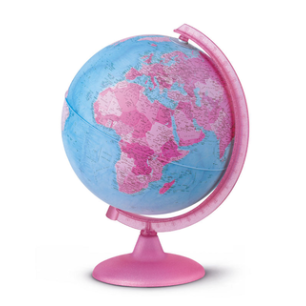 Globe terrestre lumineux "Pink"