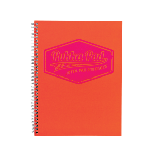 Pukka Pad Jotta Notepad NEON Orange A4 Quad