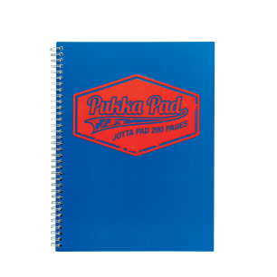 Pukka Pad Jotta Notepad NEON Bleu A5 Quad