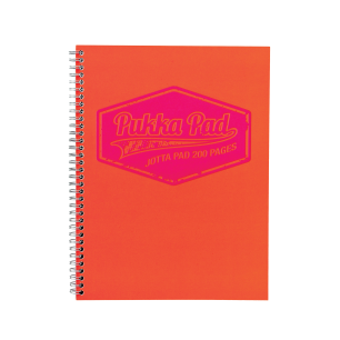 Pukka Pad Jotta Notepad NEON Orange A5 Quad