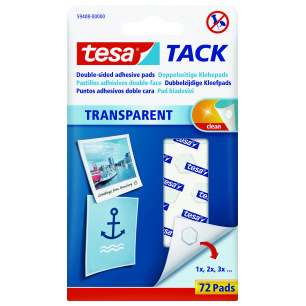 Pastilles adhésives transparentes "Tack"