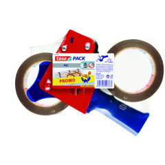 tesapack PVC - Dérouleur + 2 rouleaux