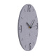 Horloge MILENA 30cm gris/bois