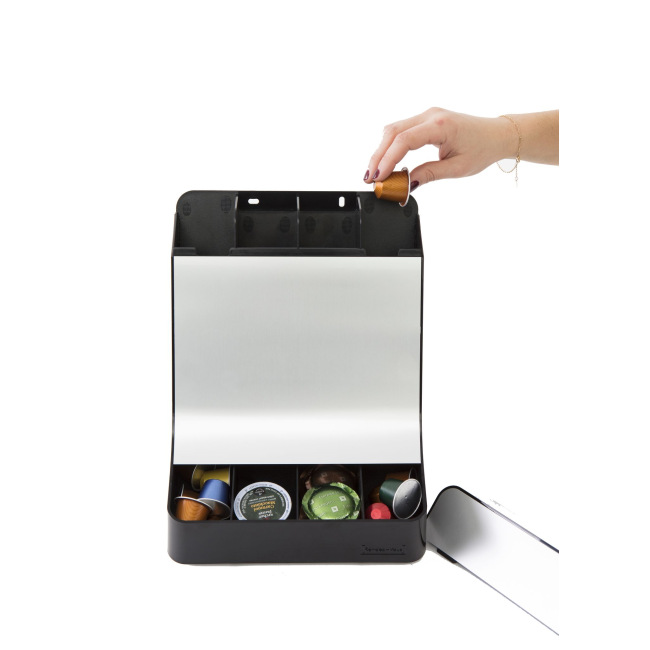 Rangement pour dosettes de café vertical